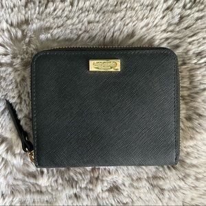 *NWT* Kate Spade - Darci Laurel Way Zip Around Wallet in Black